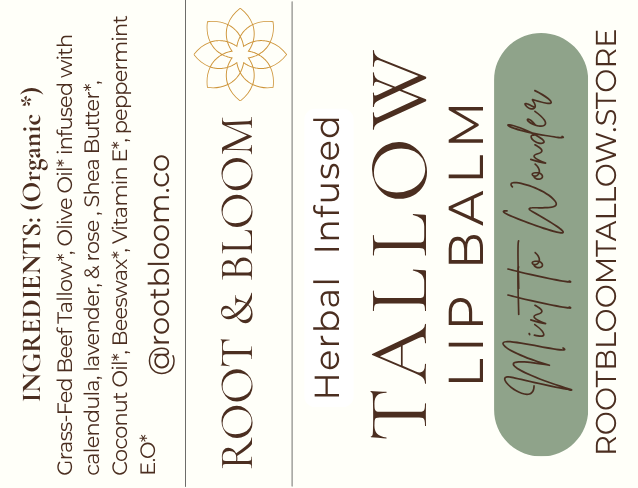 Tallow Based Nourishing Lip Balm