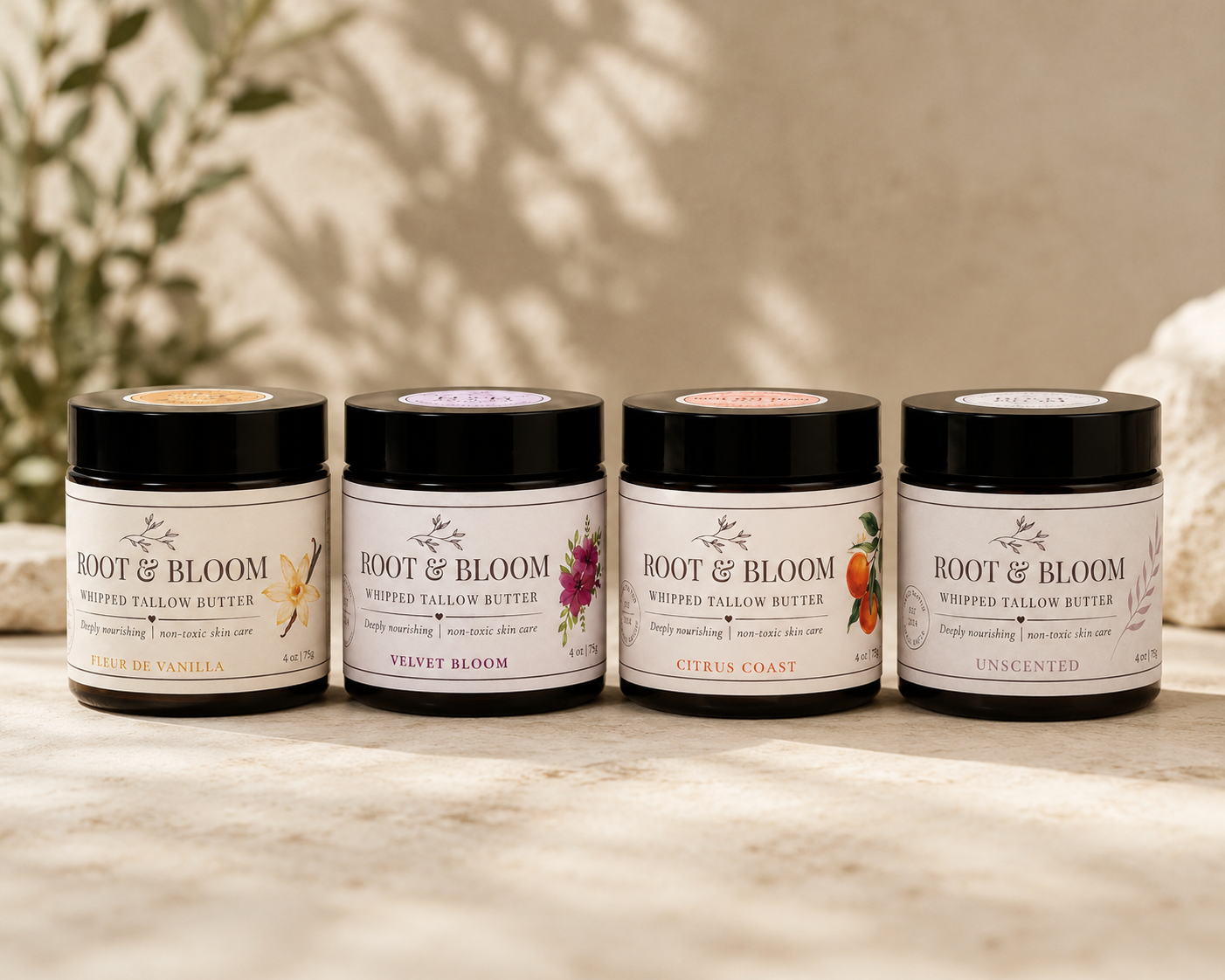 Herb Infused Whipped Tallow Body Butter