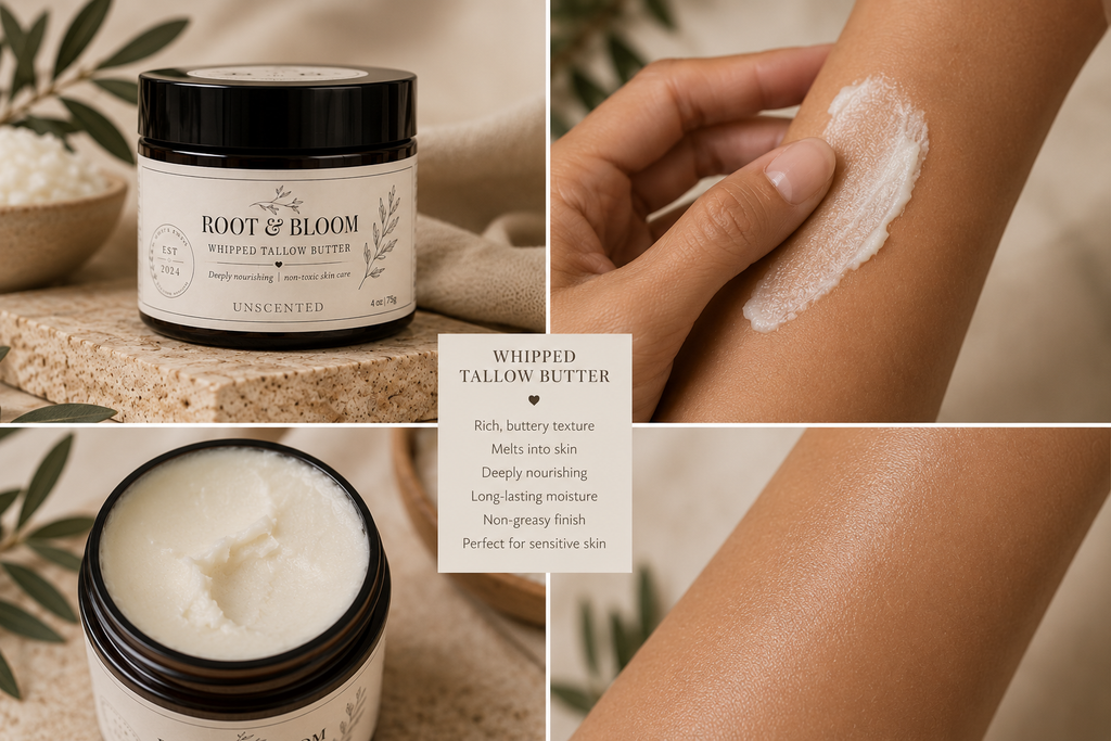 Herb Infused Whipped Tallow Body Butter