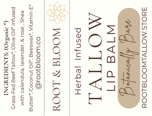 Tallow Based Nourishing Lip Balm