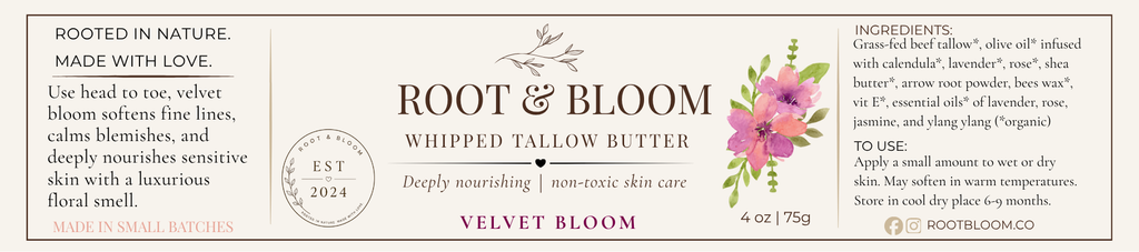 Herb Infused Whipped Tallow Body Butter