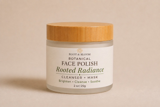 Rooted Radiance | Botanical Face Polish + Mask